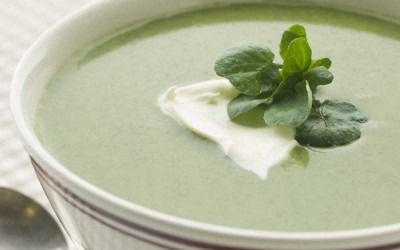 Recette de velouté de cresson de jardin