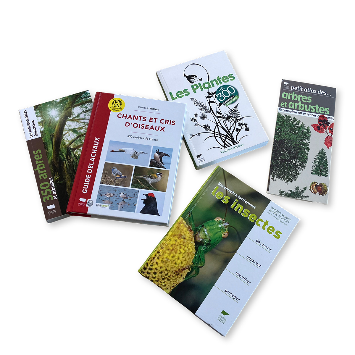 Guides naturalistes et livre pour enfants